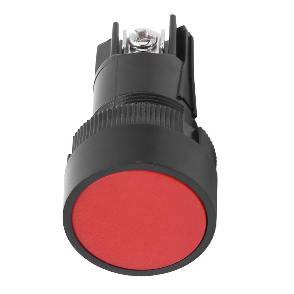 10 Stück Druckknopfschalter XB2 EA Serie Steuerungs schalter 660V 10A Reset-Knopf Rot XB2 EA145