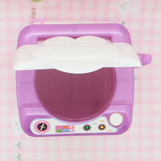 Doll Washing Machine Cute Colorfast Silicone Mini Washing Machine Toy Doll