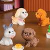 Garden Ornament Puppy Figurine Miniature Micro Landscaping Cute Dog Sculpture  Home Decor