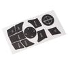High Quality Button Repair Decal Sticker 1pcs Black Interior Decoration