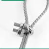 304 Stainless Steel U-Bolt Wire Rope Clamp (2-24mm)