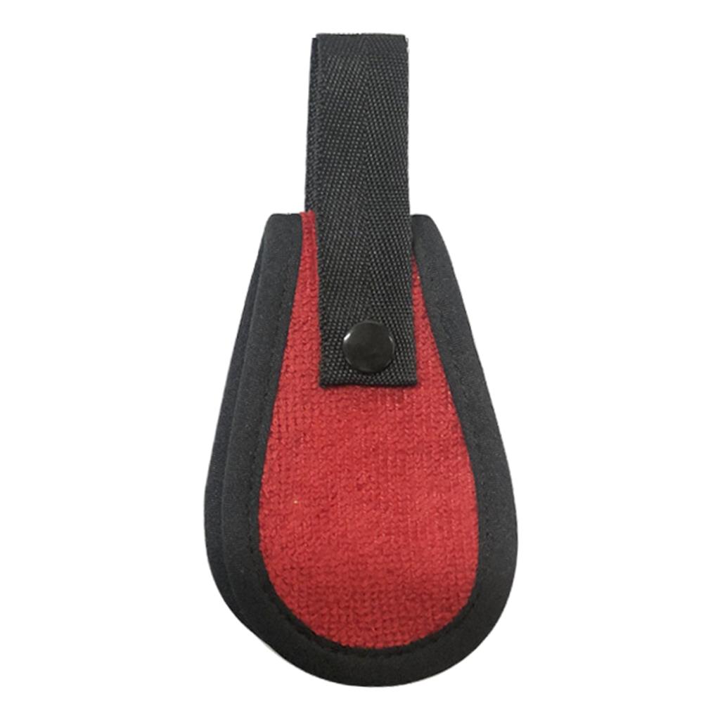 

Прочный очиститель для гольф-мячей Портативный карманный размер Компактный Легкий Очиститель для клюшек и мячей для гольфа Чехол-стиральная машина для гольфа красный