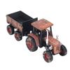 Alloy Retro Model Small Four Wheeled Tractor Car Model Home Model Ornaments for Decoration