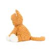 JELLYCAT Wavy Fur Series Ginger Kitten Cute Doll Plush Doll 23cm Tall