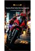 LED Flowing Water Motorcycle Turn Signal, Super Bright 12V Direction Indicator for Electric Vehicles and Scooters