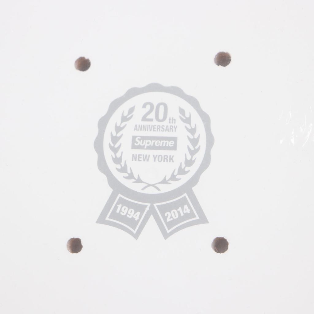 Pristine Supreme 20th Anniversary Box Logo Deska Skateboardowa biała Drewno męska Używana