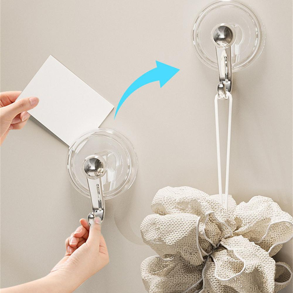 1/2PCS Suction Cup Hook Easy Installation No Damage To Walls Stylish And Modern Sleek And Stylish Space-saving Design