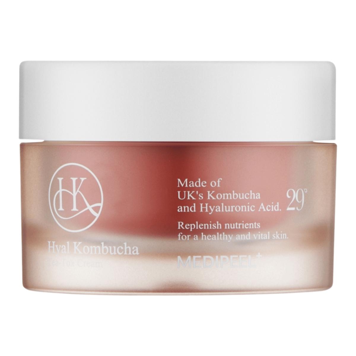 

MEDI-PEEL Hyal Kombucha Tea-Tox Cream 50 ml - Moisturizing and Regenerating Face Cream