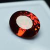 Natural Orange Sapphire Loose Gemstone 6.10 ct Oval Cut September Birthstone for Gem Collections