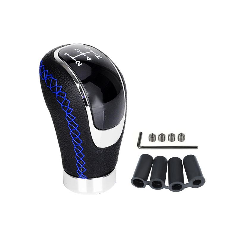 5 Speed Gear Shift Knob Manual Transmission Universal Car Pu Leather Extended Gear Shifter Gear Head Gear Stick Shift