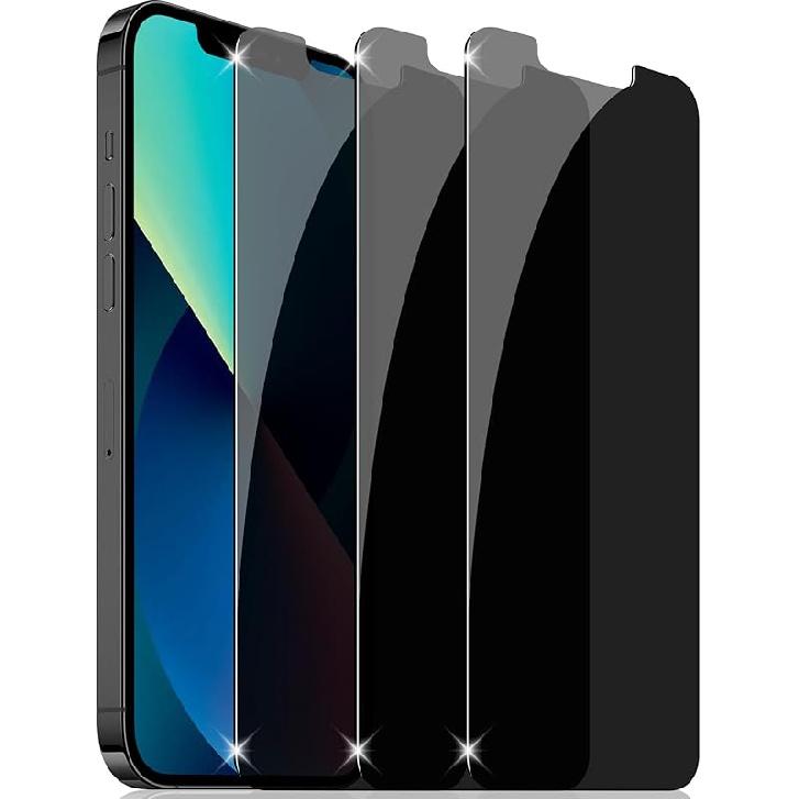 YMHML 2 Pack for iPhone 14 Pro Max Privacy Screen Protector, Upgrade Anti Spy Tempered Glass Privacy Screen for iPhone 14 Pro Max (6.7 Inch), Scratch