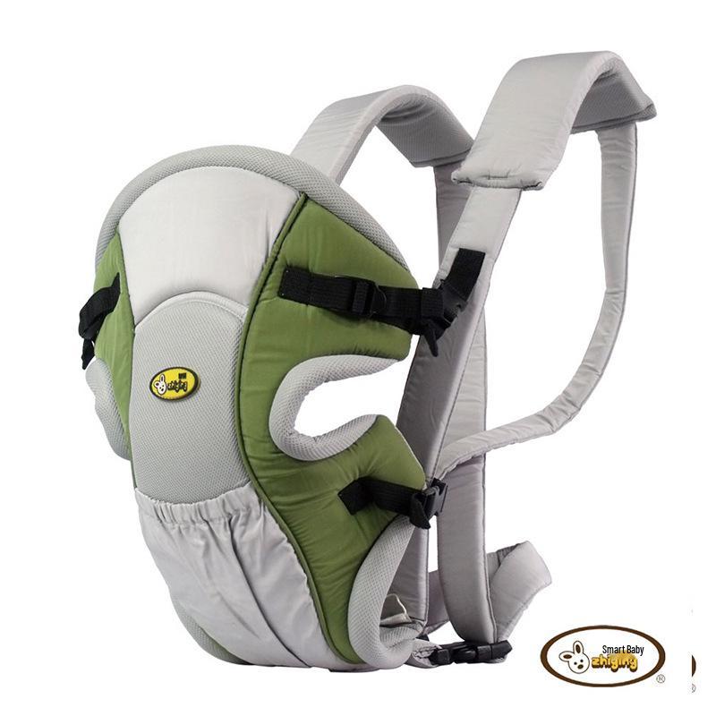

Слинг-кенгуру с поясным стульчиком Huggy Bear: Дорожное сиденье для новорожденных без рук серый/трава зеленый