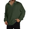 Men's Casual Collared Long-Sleeve Knit Base Layer Top