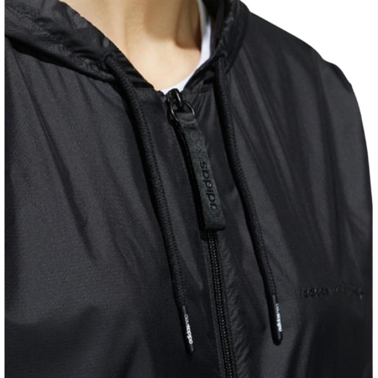 Adidas Neo Mcky And Mnn Windbreaker Jacket Women Outerwear Black EI4548