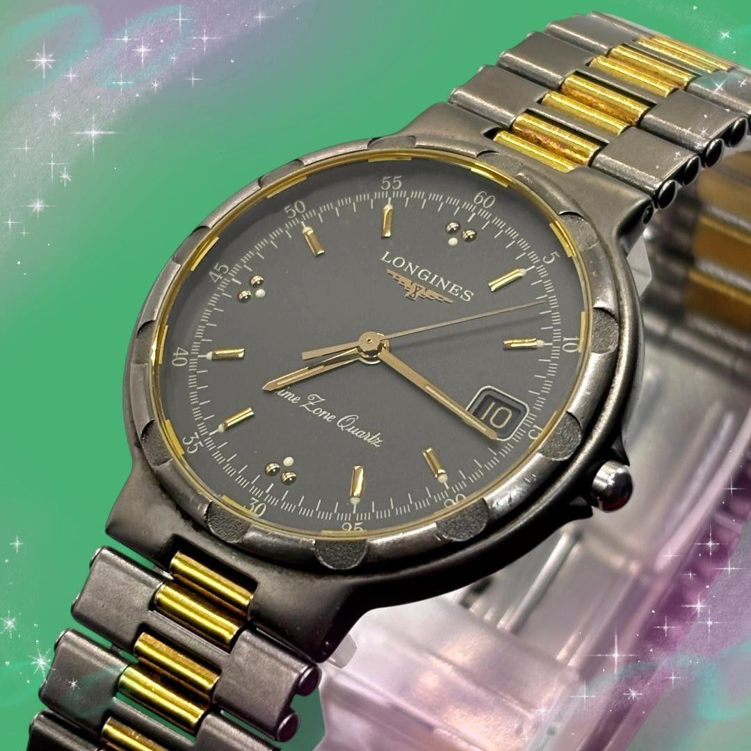 Used [Good Condition, Working Item] Longines Conquest Men s Watch Date Waterproof Quartz