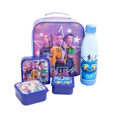 K-Pop Demon Hunters Girls Characters Lunch Bag and Bottle Set