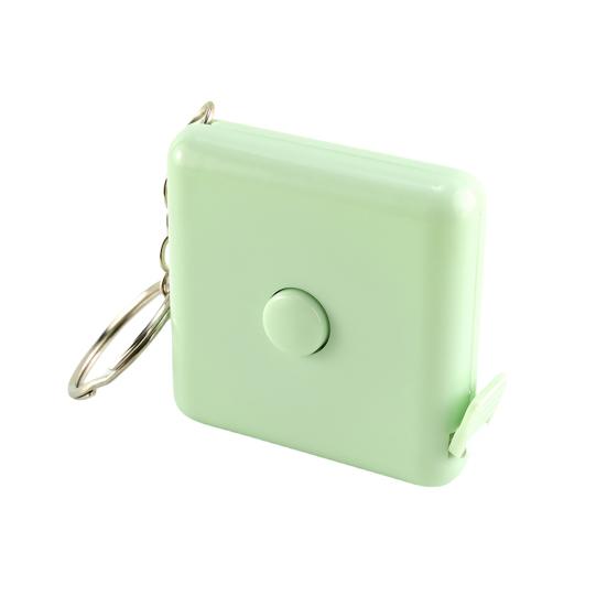 Square Retractable Tape Measure with Keychain Portable Mini Double-sided Soft Measuring Tape Tailor Sewing Cloth Body Measurement Tape