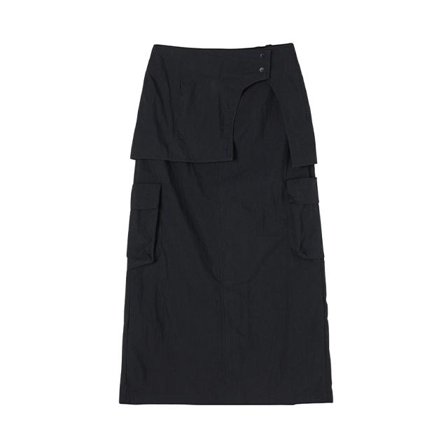 LAP Over Pocket Wrap Long Skirt Aq2Ws561