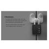 Macaron Multi-color Combination Padlock ABS Plastic Stationery Box Gift
