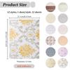 OLYCRAFT 12 Sheets, 12 Colors Dollhouse Wallpaper, Wall Stickers, Light Colors, Paper, Self-Adhesive, DIY Dollhouse Decoration, Craft, Home Decor,