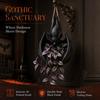 Unique Plant Vessel for Vines Hanging Bat Pot, Gothic Planter Flowers & Vines, Black Large Water Storage Flower Pot Decor, Garden Balcony Patio Window