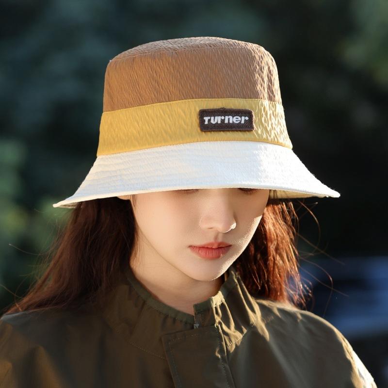Women'S Bucket Hat Uv Protection Outdoor Quick-Drying Mountaineering Hat Ins Versatile Washbasin Hat