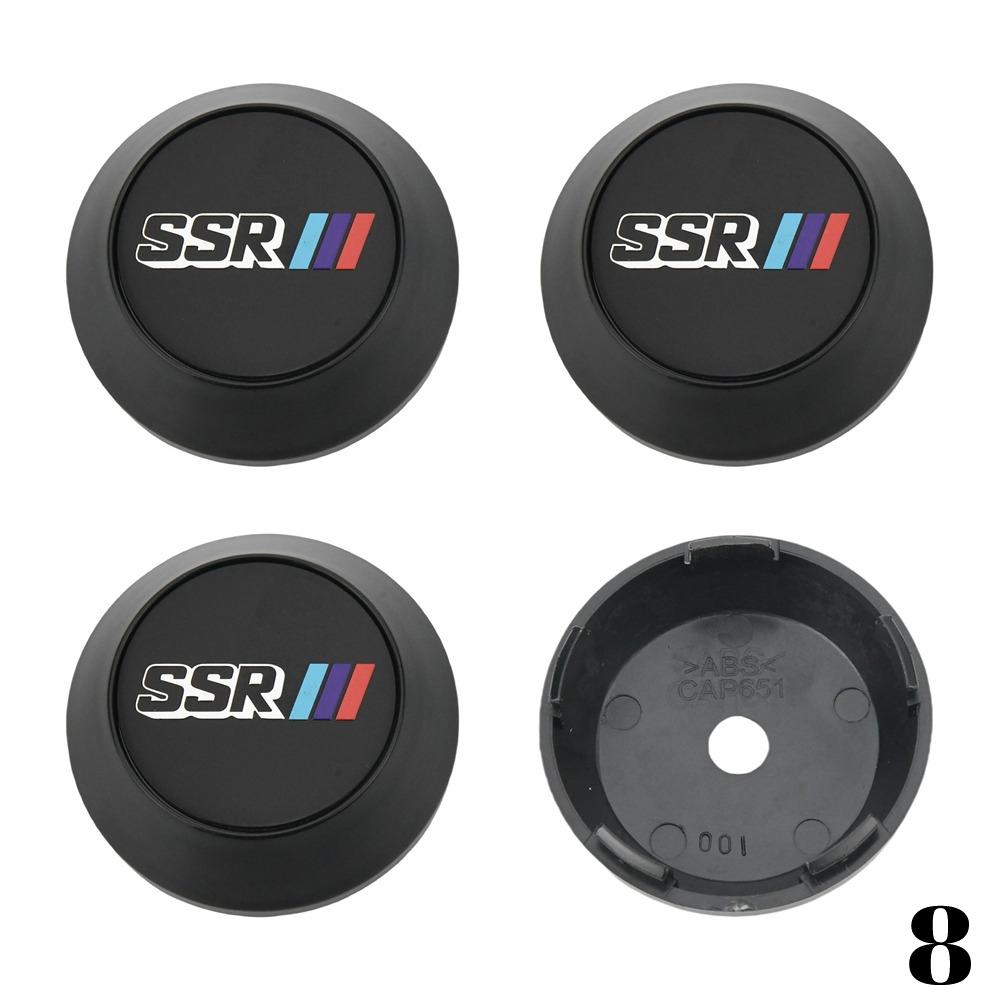 

SET OF 4 XXR Wheel Center Cap 56mm/57mm/58mm/59mm/60mm/61mm/62mm/63mm/64mm/72mm Sport Rim Caps SSR Emblem Wheel Cover Hub Cap No.12-OD 68-clip 64