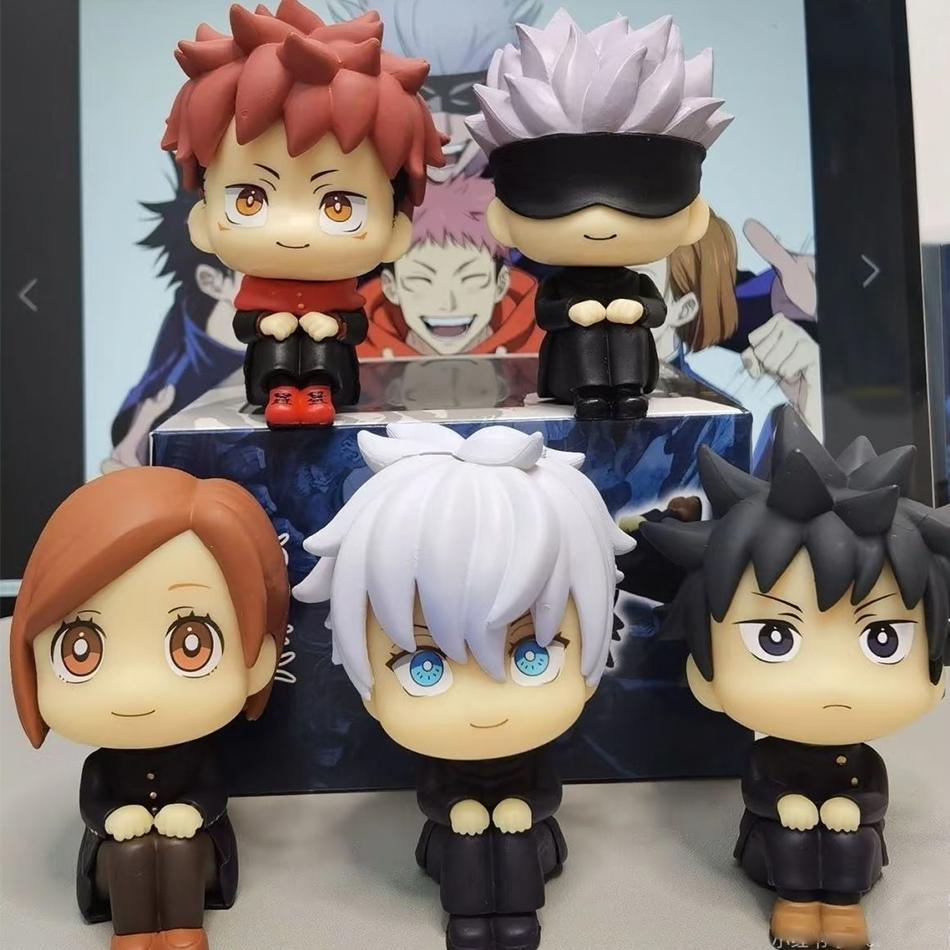 Jujutsu Kaisen Figure 4 styles 10cm PVC Model Itadori Yuji Gojo Satori Fushiguro Megumi Kugisaki Kawaii Figure Toy Kid Gift