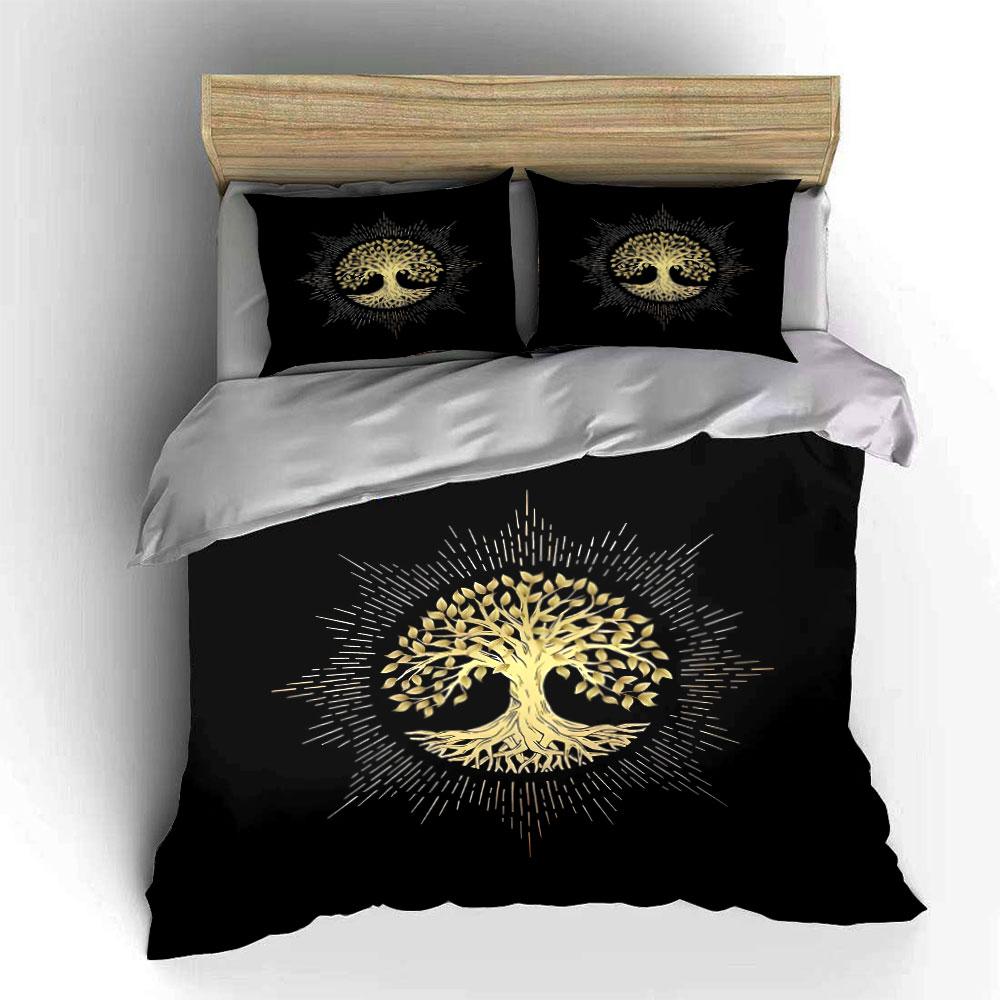 Elegant Tree Design Gift Set Exquisite Three-Piece Bedding Set Gift For Kids And Adults