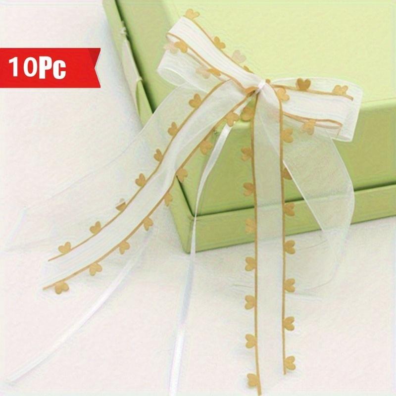 

10/20pcs Ribbon Bows: Transform Your Home, Car, or Chair for Weddings & Holidays!