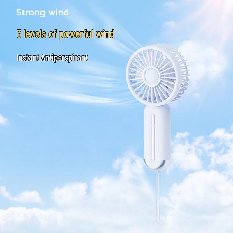 Portable Mini Handheld Lanyard Fan