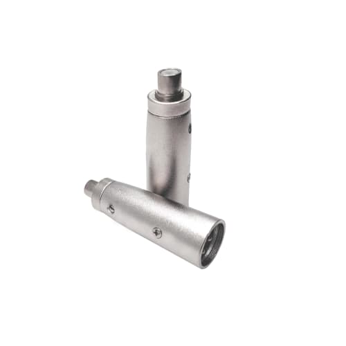 Voluty Tek Microphone Adapter Suitable for RCA Female To XLR Male Adapter Audio Connector 2pcs