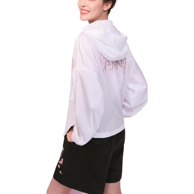 Li-Ning Sakura Series SS22 Loose Floral Pattern Sports Casual Shorts Women Bottoms Black AKSS942-2