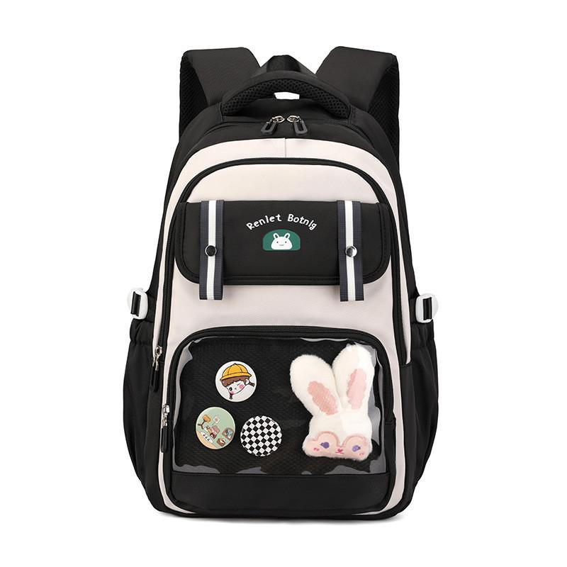 Lightweight Backpack Cute Cartoon Rabbit Primary School Girls Large Capacity Children Backpack  Wholesale Waterproof Book Bags