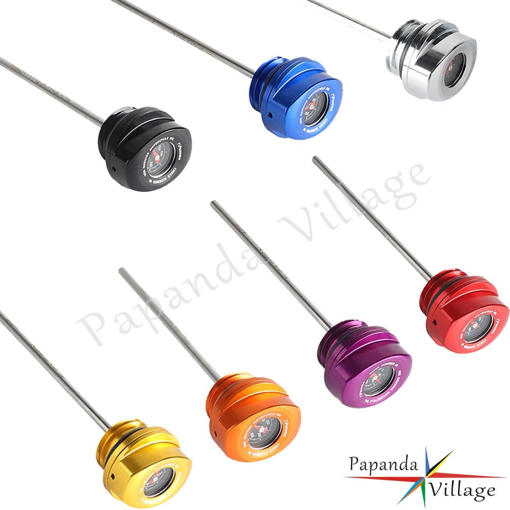 Oil Dipstick w/ Temperature Gauge Aluminum Motorcycle Accessories Engine Oil Gauge For Harley Touring FLHX FLTRX FLHXSE FLTRXSE