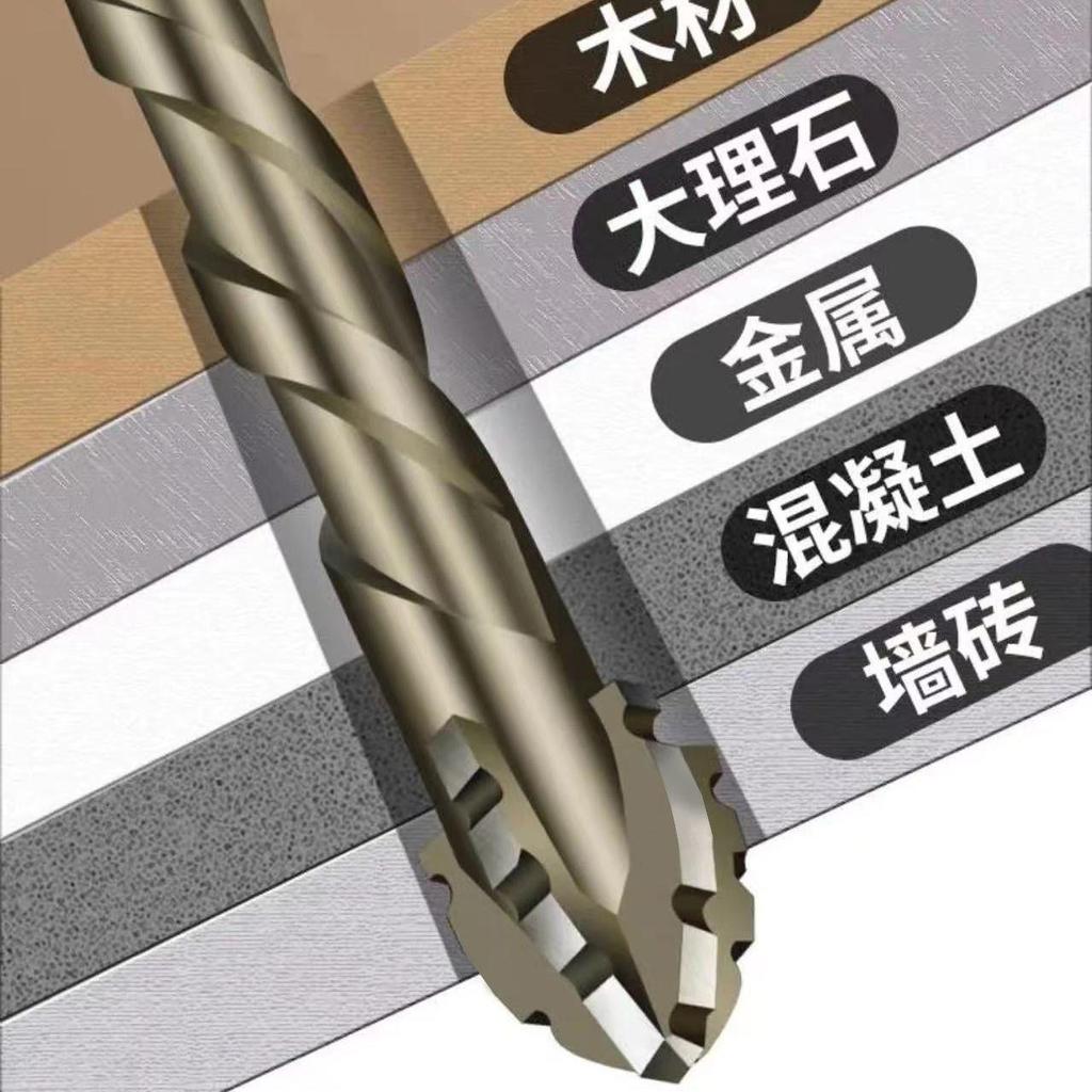 Sharp Tooth Tungsten Steel Triangle Drill Bit – Wear-Resistant, Versatile for Dry/Wet Drilling In Home Improvement