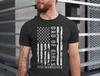 Outnumbered Shirt Patriotic Dad of Girls, First Father's Day Tee
