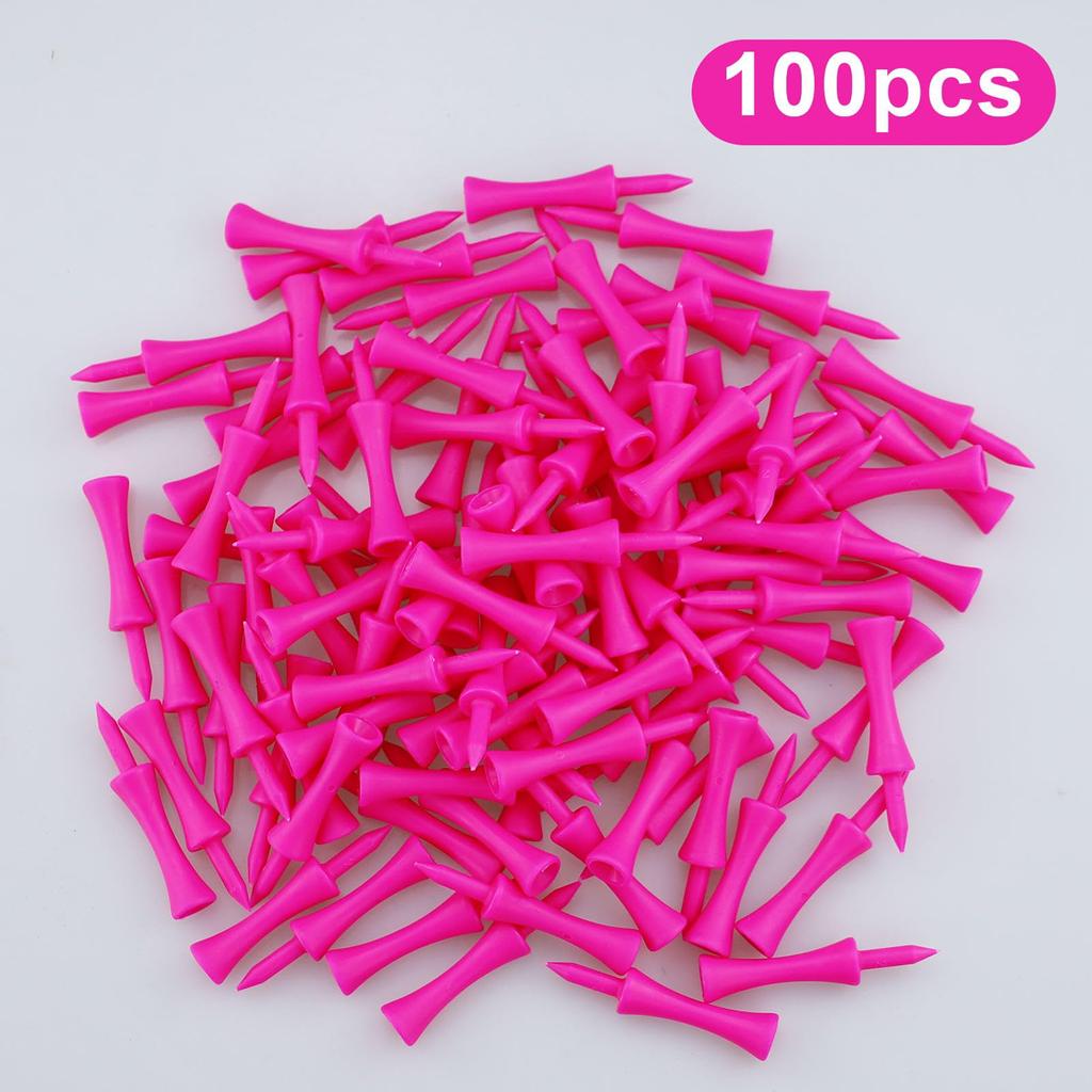 100 Pezzi/set Bacchette da Golf per Allenamento con Driver da Golf Bacchette da Golf Tipo Castello Bassa Resistenza Più Distanza Bacchette ad Altezza Costante