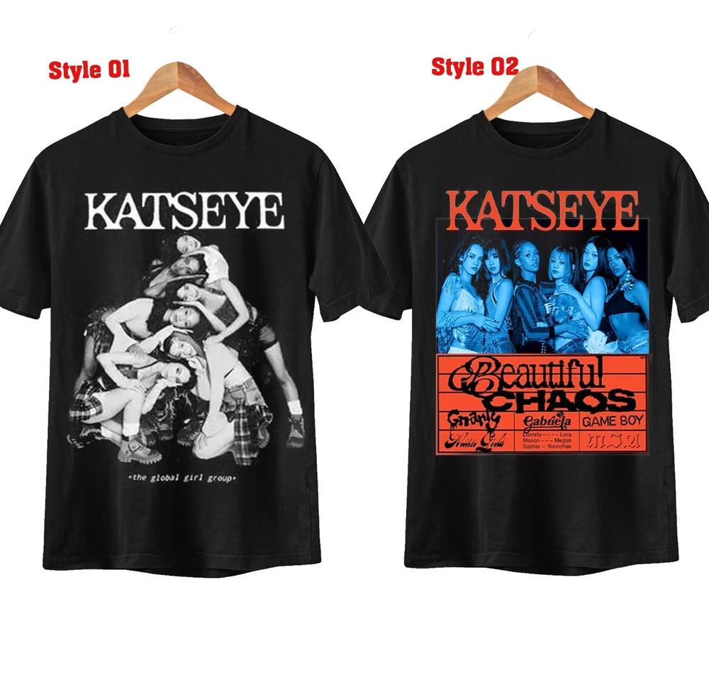 Katseye Tour Shirt All Size S to 3XL TShirt Gif for Fan Unisex T-Shirt S