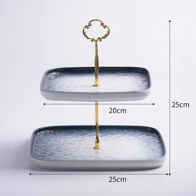 Nordic Ceramic Tiered Fruit & Dessert Stand