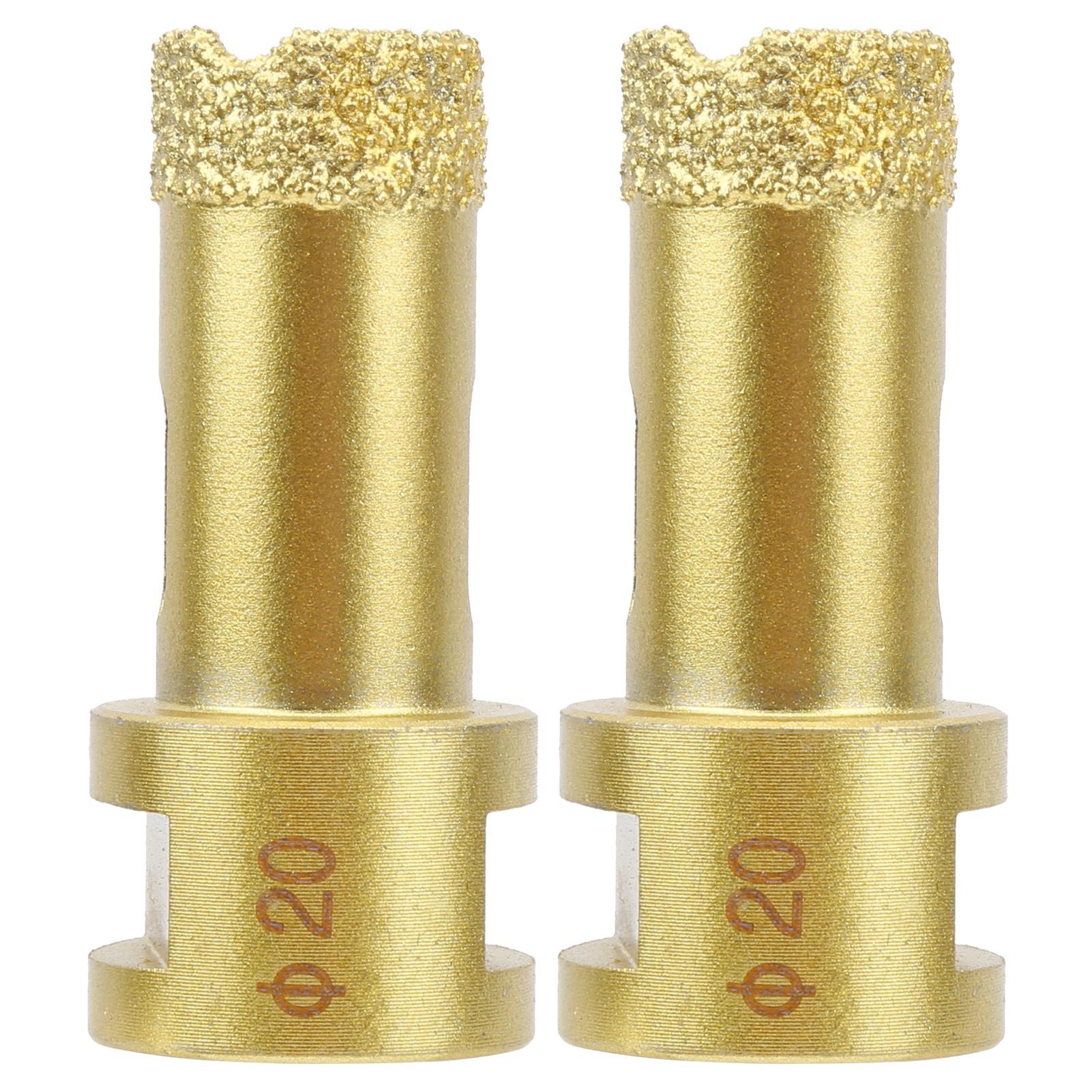 

2 шт. Алмазная коронка Отверстиерез Сверло для пайки Сверление Мрамор Бетон Инструменты M14 20 мм