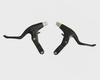 Aluminum Alloy Disc Brake Handle for Mountain Bikes - Black & White