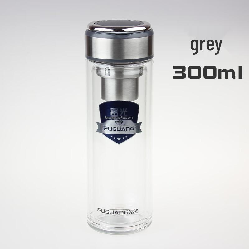 Fuguang Double-Layer Glass Tea Cup