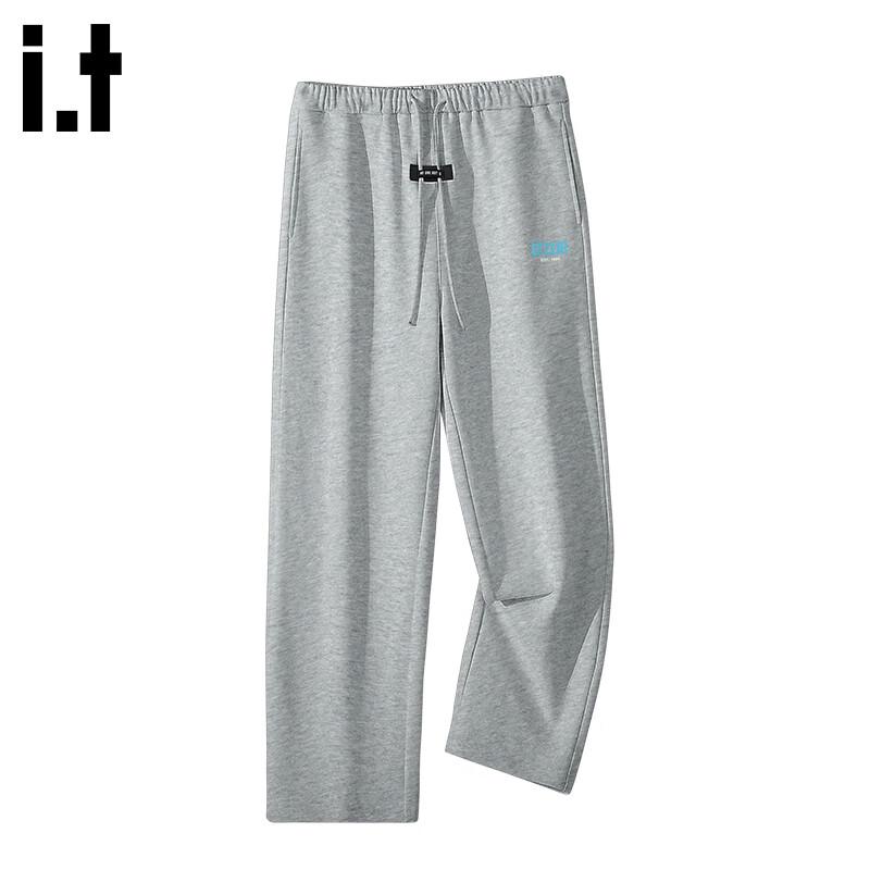 Izzue It Men's Loose Wide-Leg Streetwear Pants