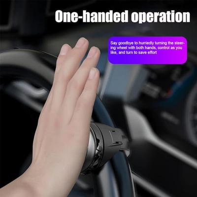 Butoane Sinucigașe Rotative la 360 de Grade Butoane Spinner Negre pentru Volan pentru Condus Viraj Mașină Camion Barcă Accesorii Volan