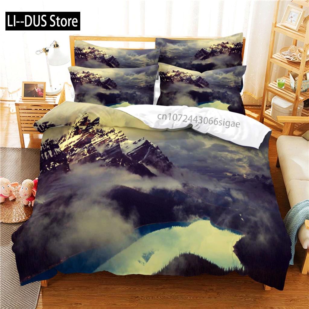 Beautiful Scenery Bedding Set Duvet Cover Set 3d Bedding Digital Printing Queen Size Bedding Sets Fashion Design