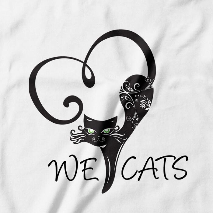 We love cats T-shirt women s tee sizes S M L XL XXL 3XL Unisex T-Shirt XXXXL
