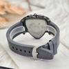 Casual Mechanical Watch Simple Quartz Wrist Watch New Triangular Hollow Watch  Men