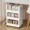 Portable Book Frame Multi-purpose Books Sorting Box Foldable Storage Basket  Clothes
