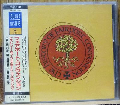 CD FAIRPORT CONVENTION - The History Of Fairport Convention PSCD1130 Island Records 1991 Japan Rock Begagnad